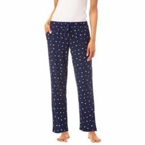 Lucky Brand lounge pants size S straight leg navy blue star
